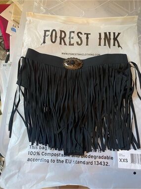 Forest Ink Black Rodeo Swim Skirt